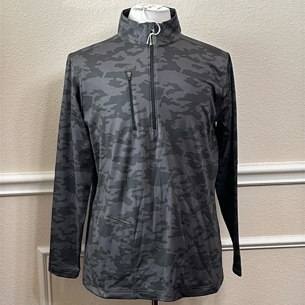 Snake Eyes CAMO PRINT QUARTER ZIP TOP